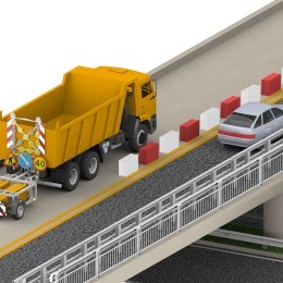 Səyyar frontal qoşqu hasarı