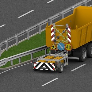 Səyyar frontal qoşqu hasarı