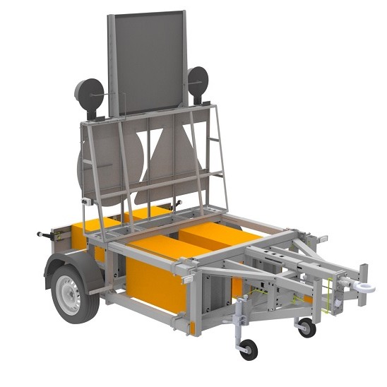 Səyyar frontal qoşqu hasarı