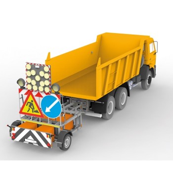 Səyyar frontal qoşqu hasarı